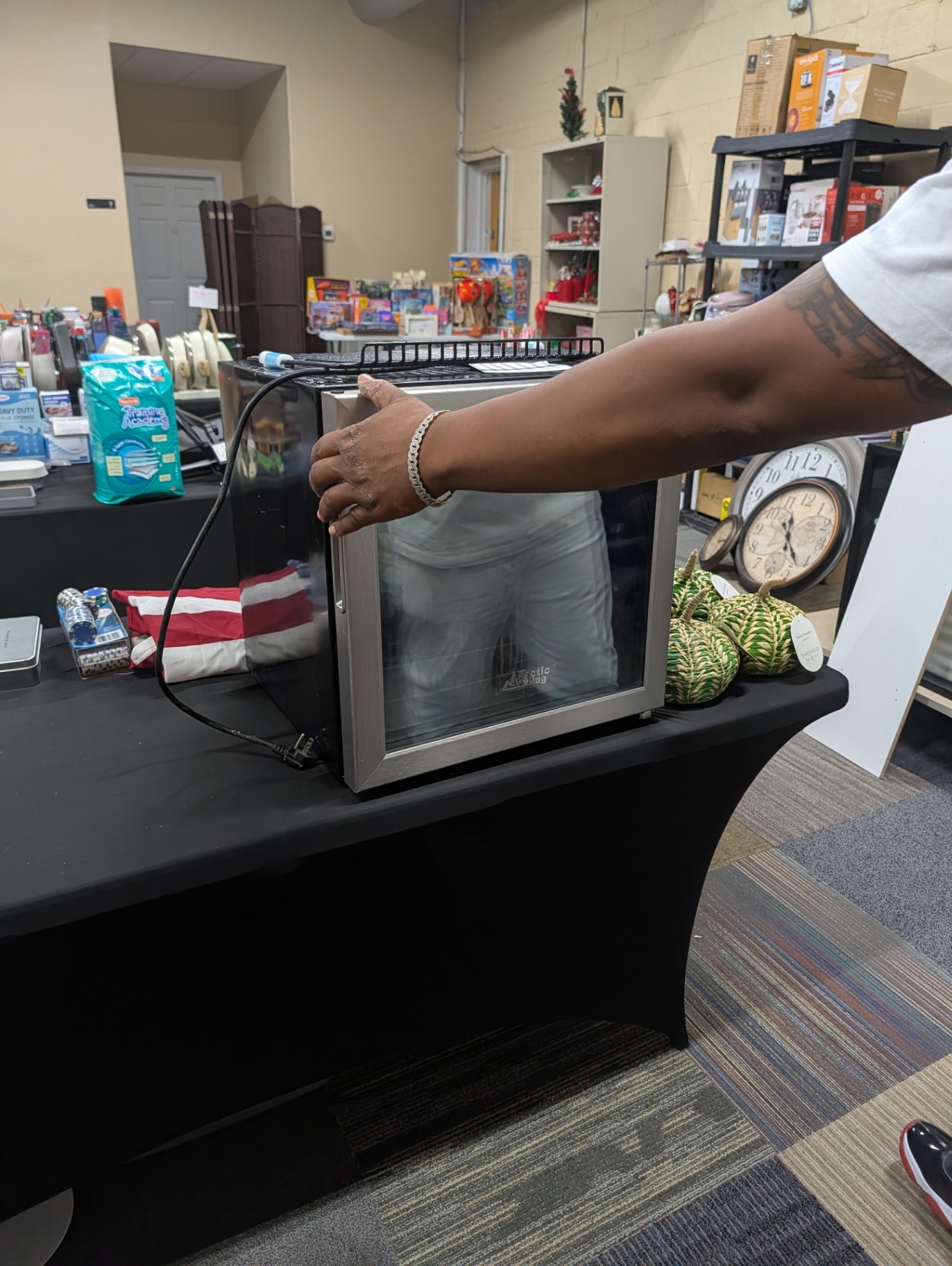 Merchandise on display at South Main Marketplace
